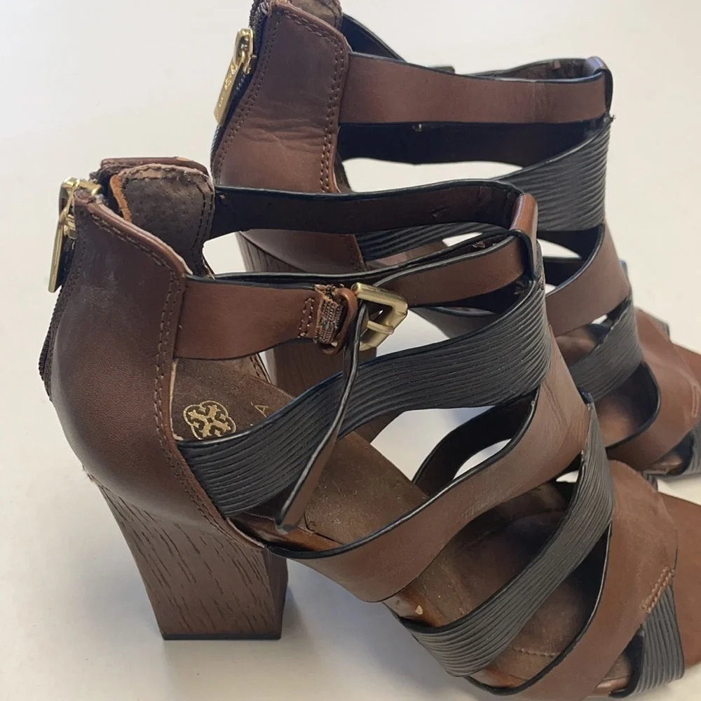 Isola wooden heel sandals